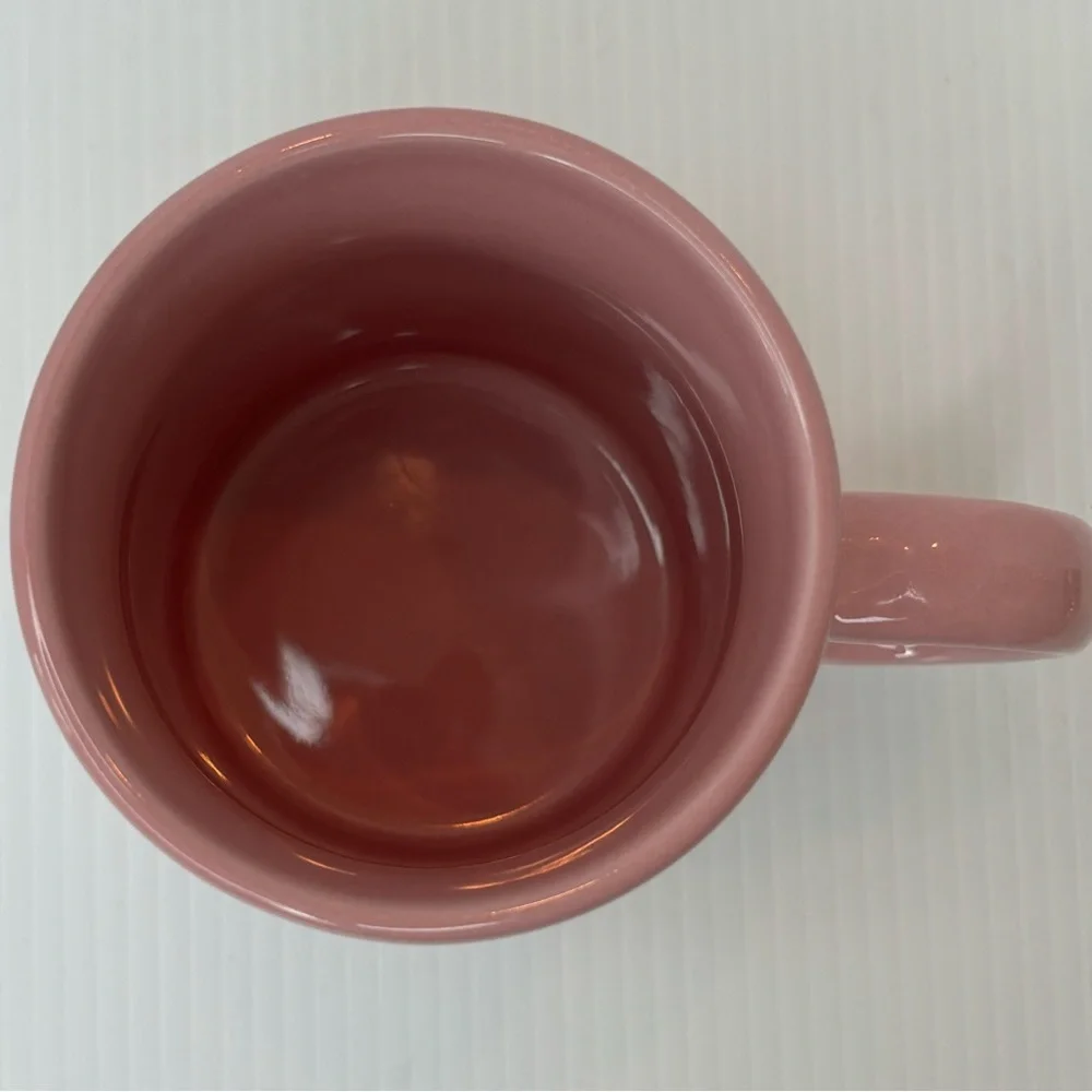 COFFEE SNOB COFFEE MUG. Art Deco Print Mug PINK & WHITE